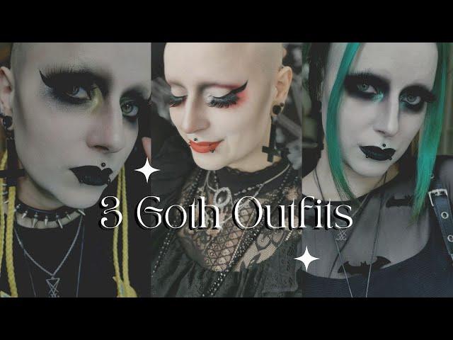 3 Goth Outfits! | lilachris