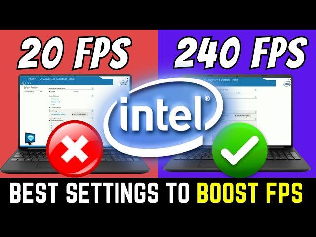 INTEL HD GRAPHICS: BEST SETTINGS TO BOOST FPS FOR GAMING (Updated 2024)