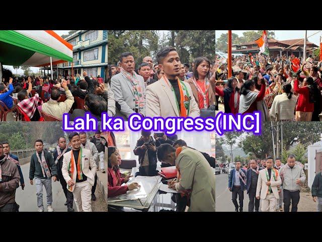 Jonathan Syiem[INC] || File nomination day|| 29/01/2025