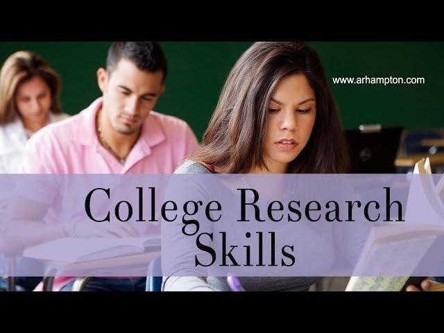 College Research Skills Tutorial