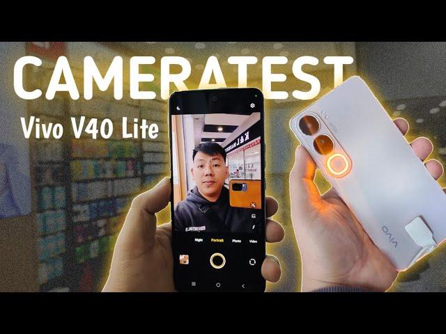 Vivo V40 Lite Cameratest 50MP with Aura Light