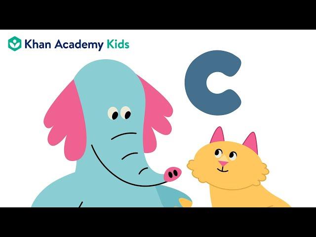 The Letter C | Letters and Letter Sounds | Learn Phonics with Khan Academy Kids