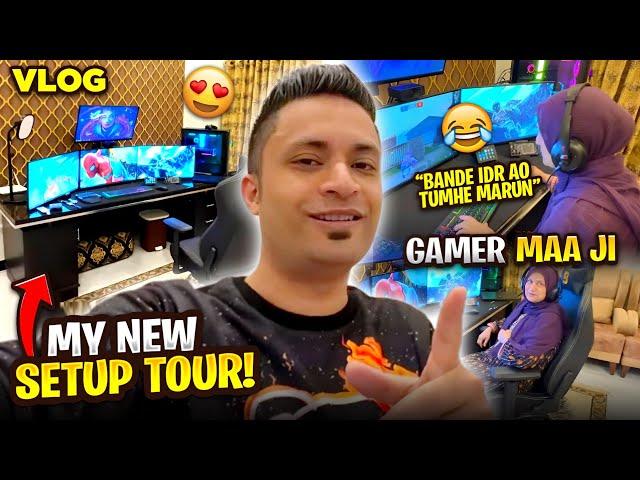 MY NEW GAMING SETUP IN PAKISTAN  MOM REACTS TO MY ROOM  VLOG BY MRJAYPLAYS