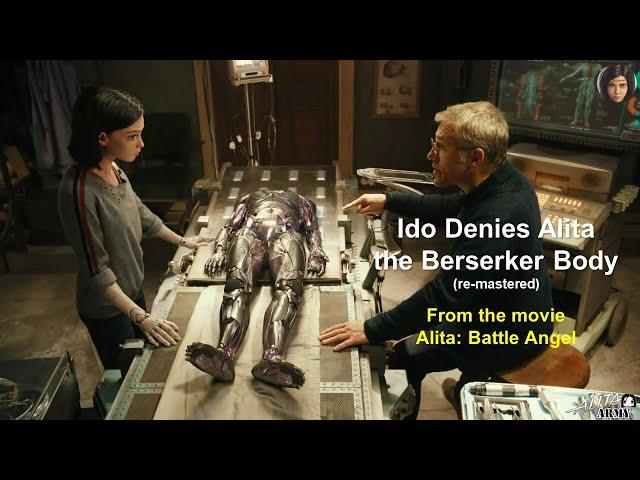 Ido Denies Alita the Berserker Body (remastered) | Alita Battle Angel