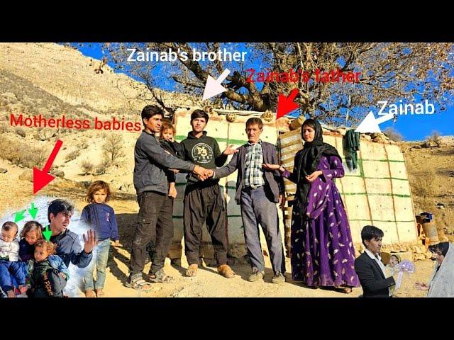 "Zainab's family in Mohammad's hut, the endless love of a good stepmother"