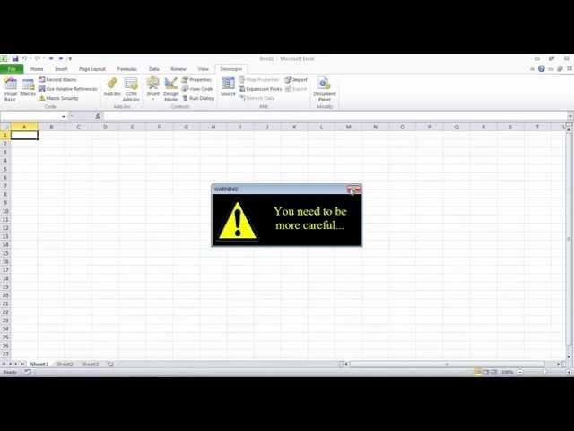 Excel VBA | Create Custom Dialog Boxes