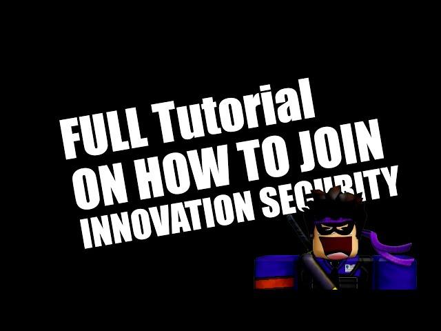 FULL Tutorial On How To Join Innovation Security 2023