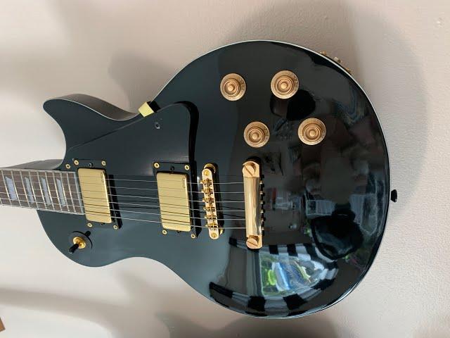 DIY Les Paul Guitar Build (Black&Gold)