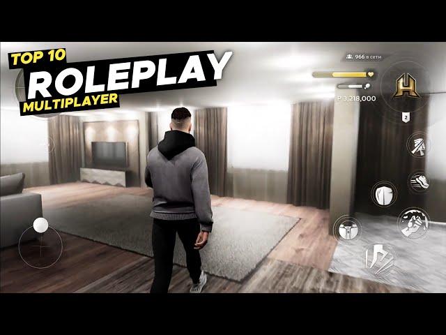 TOP 10 Best New Open World ROLE PLAY Games like GTA 5 Online for Android & iOS 2024 • High Graphics