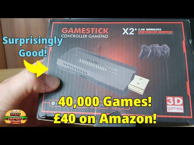 Game Stick X2 Retro Games Console - 40,000 Games and ONLY £40 on Amazon?! Surprisingly Good!