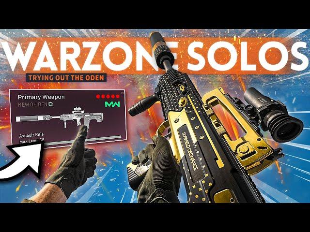 Trying the MAX DAMAGE ODEN Class Setup in Warzone Solos!