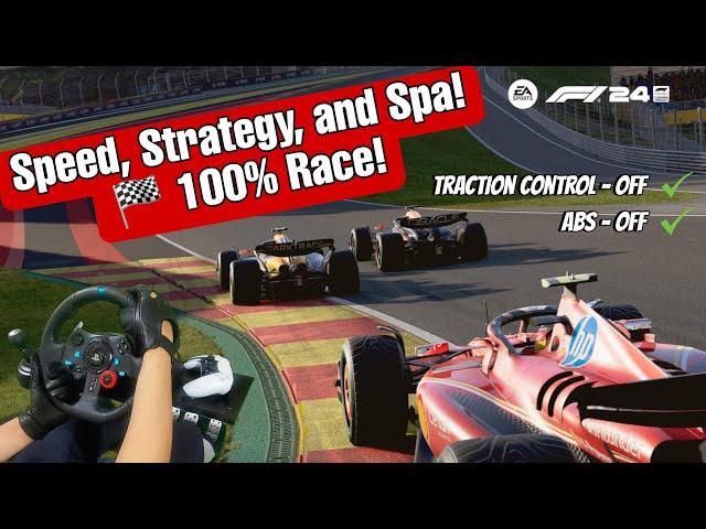 Pole to Podium? Ferrari's Spa Challenge | 100% Race | 22 Laps of Precision | F1 24