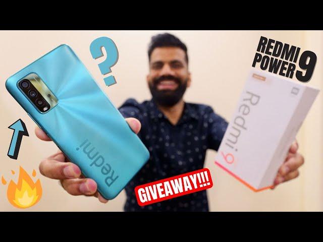 Redmi 9 Power Unboxing & First Look - Most POWERful Budget Phone??? GIVEAWAY