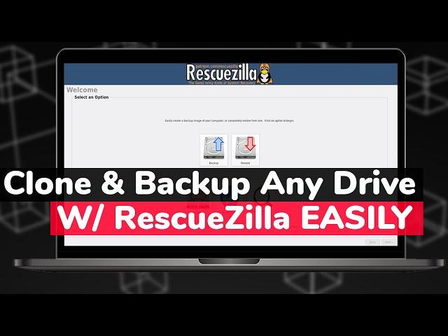 How To Clone, Backup & Restore Any Disk EASILY With RESCUEZILLA (CLONEZILLA GUI)