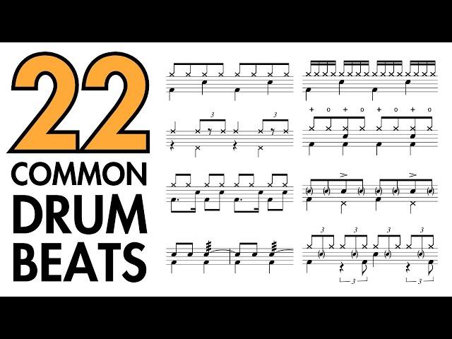 22 Common Drum Beats Every Drummer Should Know 