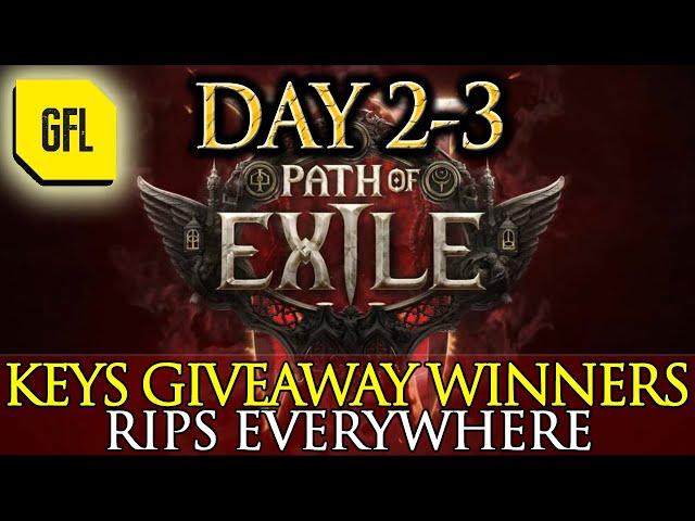 Path of Exile 2 Early Access Highlights Day #02-03 6 KEYS GIVEAWAY WINNERS ANNOUNCED, RIPS GALORE