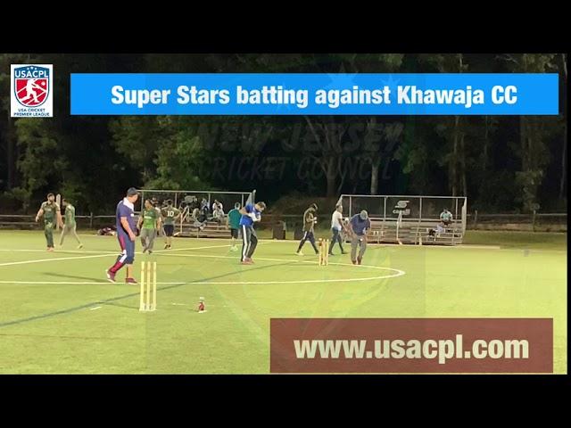 USACPL Champions Trophy Final New York SuperStars V KhawajaCC Night Cricket New Jersey LaborDay 2020