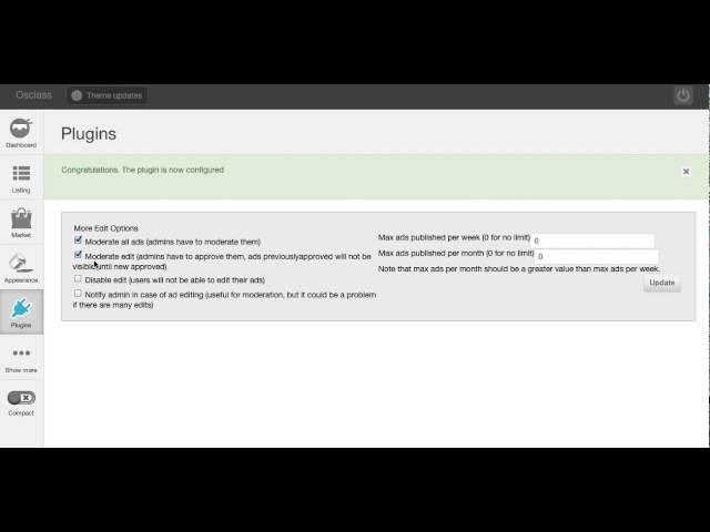 How to moderate your ads on Osclass