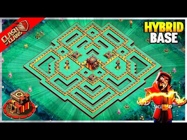 NEW STRONGEST! Town Hall 10 (TH10) FARMING BASE With CopyLink 2022 | Hybrid | Clash Of Clans #460