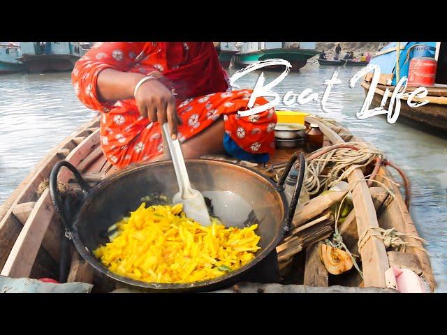 Bede Life|Cooking On Boat|Floating life