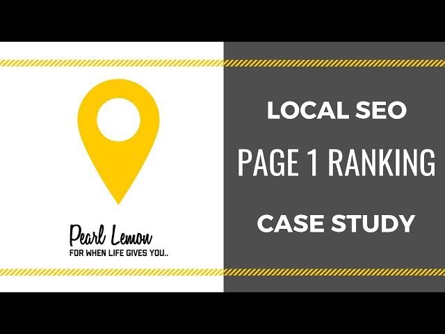 Storage Company #1 Google Ranking with Local SEO | SEO Case Study