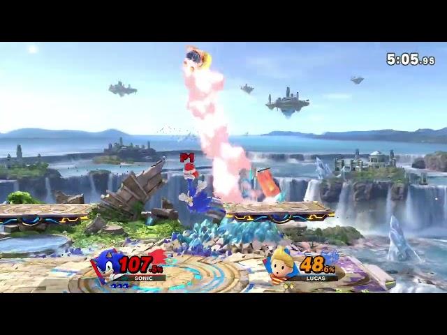 SSBU Elite Smash: SonicSmashBro (Sonic) vs. O2 (Lucas)