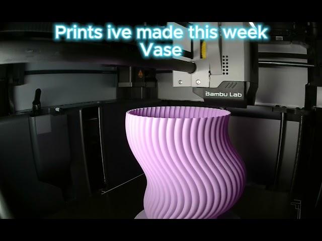 3D PRINTING TIMELAPSE, Prints ive made this week! #bambulab #x1carbon #3dprint