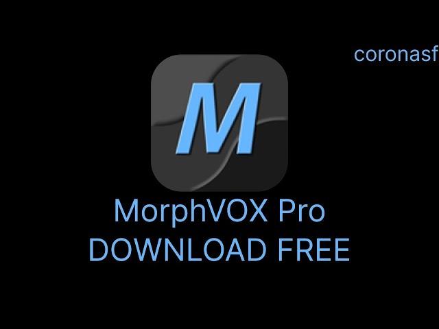 MorphVOX Pro Crack Free 2023| Install Tutorial MorphVOX | Free Download Autotune 2023