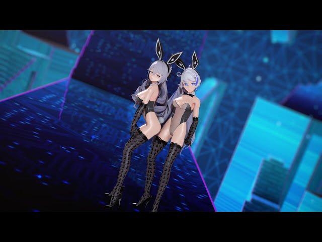 【MMD/HonkaiImpact3/崩坏3/60FPS/4K】KARD-CAKE | Bronya Zaychik, Kiana Kaslana [Bunny]