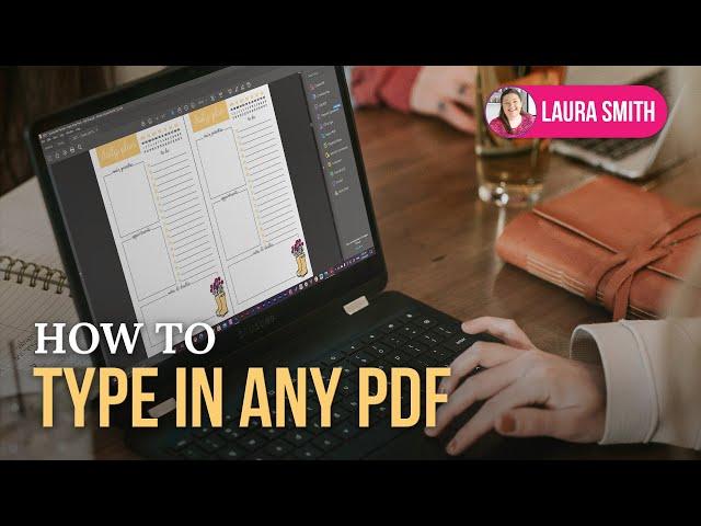 How to Type in any PDF