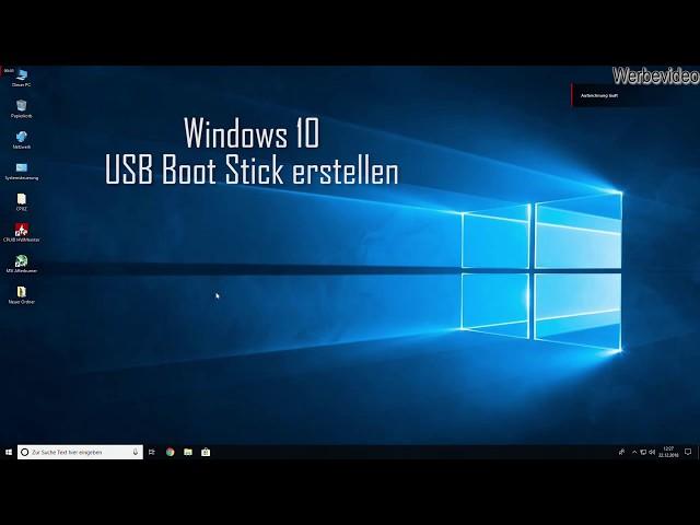 Windows 10 USB Boot Stick erstellen