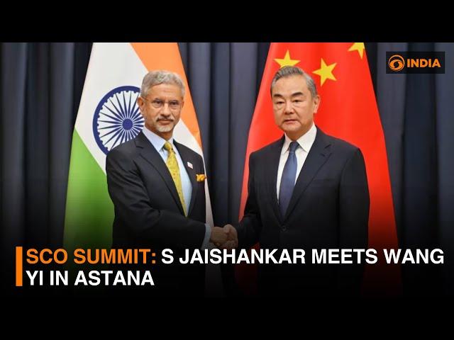 SCO Summit: S Jaishankar meets Wang Yi & more news | DD India News Hour