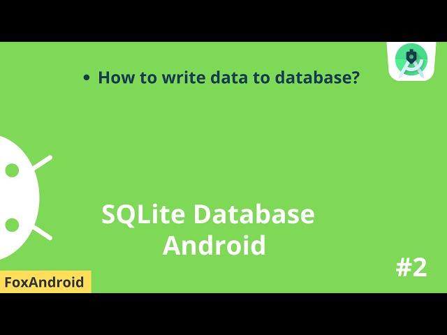 Android SQLite Database Tutorial || How to Insert Data into SQLite Database || Android studio || #2