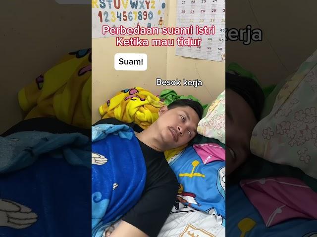 Perbedaan suami istri ketika mau tidur