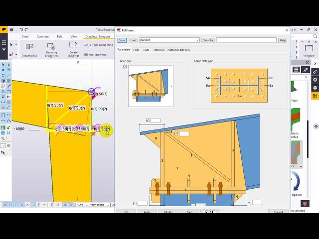 Tự học Tekla Structures - Mô hình tiền chế Bài 2