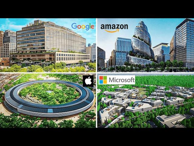 Why Are Tech Companies Building MASSIVE Headquarters?