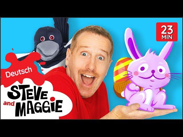 Steve und Maggies Ostern Ostereiersuche Überraschung + MEHR für Kids von Steve und Maggie Deutsch