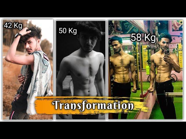 My 1 Year Natural Body Transformation Journey Skinny To Fit | 42Kg To 60Kg | 20 Years