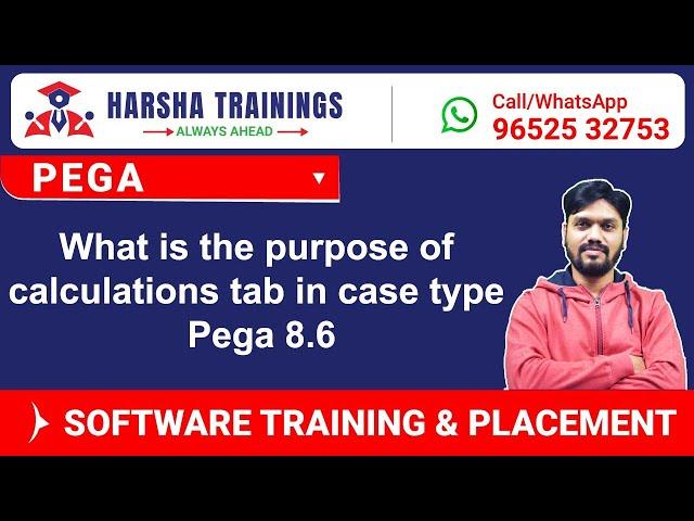 What is the purpose of Calculations Tab in Case Type Pega 8 6