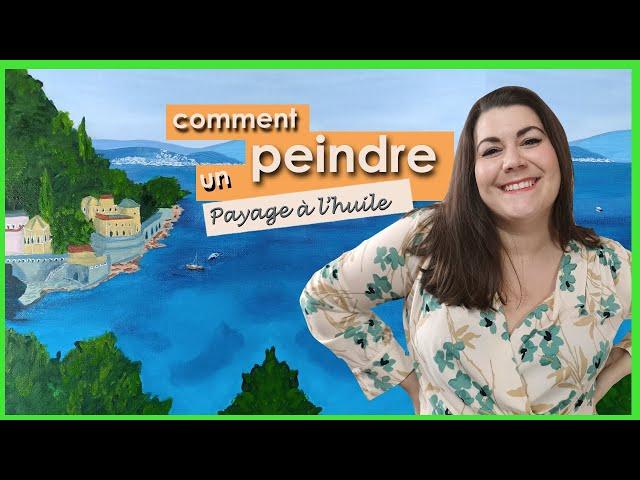 COMMENT PEINDRE UN PAYSAGE EN PEINTURE A L'HUILE ? tuto peinture