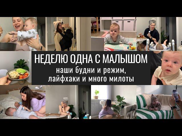 ВЛОГ. Неделю Одна с Малышом. Как не Сойти с Ума Одной с Ребенком.