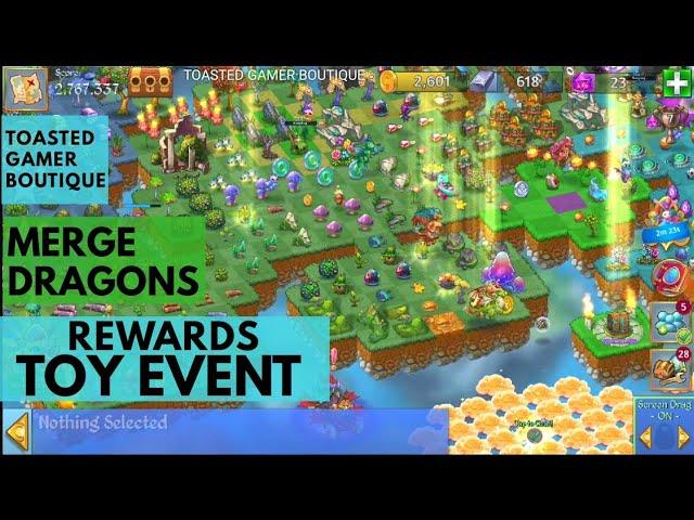 Merge Dragons Toy Event Rewards & Spending Coins