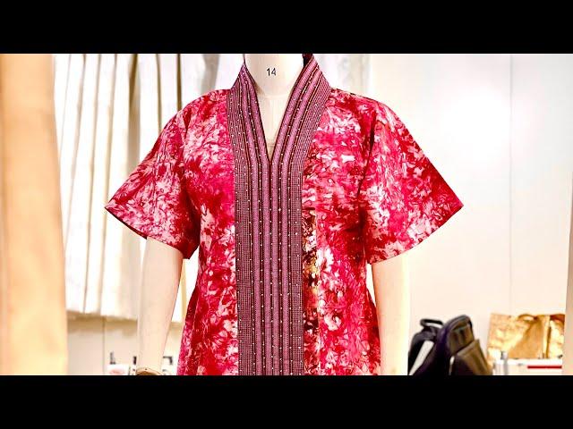 HOW TO CUT AND SEW KAFTAN WITH THE TRENDING ASHO-OKE COLLAR