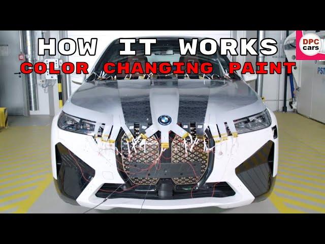How It Works - Color Changing BMW iX E Ink