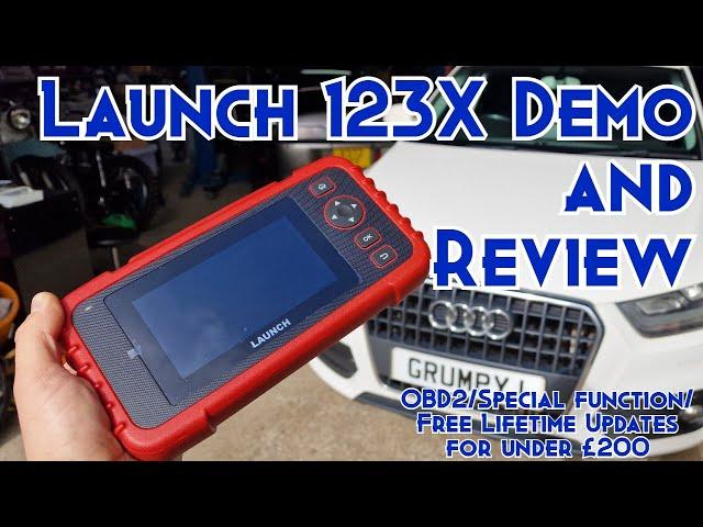 Launch 123X OBD2 Scanner Diagnostic tool Review and Demo. Diagnostic tool for under £200.