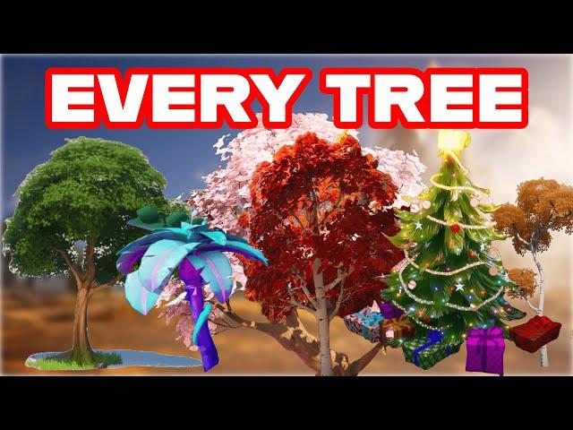 Ranking EVERY TREE In FORTNITE HISTORY From WORST To BEST