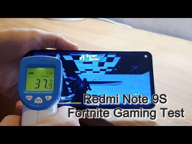 Redmi Note 9S (Snapdragon 720G) Fortnite Gaming Test