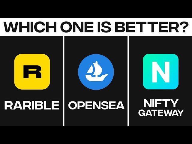 Opensea Vs Rarible Vs Nifty Gateway | Best NFT Marketplace To Sell NFTs In 2023 ULTIMATE CAMPARISON