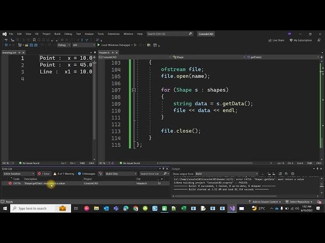 2D CAD Development with C++ in Visual Studio   Part 05