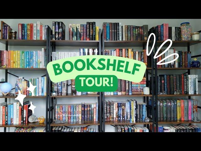 bookshelf tour!! || so many fantasy books 